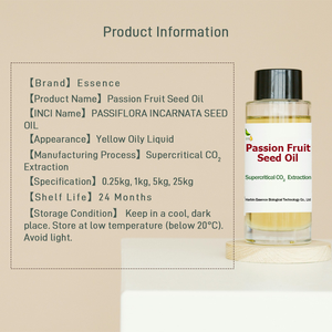 Huile de graines de fruit de la passion extraite au CO2, matière première cosmétique, vente en gros d'usine - Product Image 2