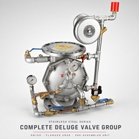 Katup Alarm Deluge Baja Tahan Karat Sistem Perlindungan Kebakaran Katup Sistem Semprotan Air Deluge