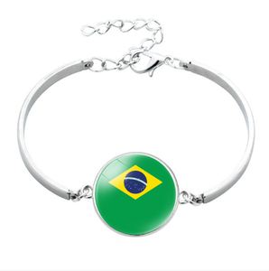 Nueva pulsera <span class=keywords><strong>Venezuela</strong></span> Bandera nacional Tiempo Gema Pulsera de metal - Product Image 2