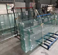 Vitrage de sécurité architectural incassable, industriel, solaire, pour murs-rideaux extérieurs et escaliers, antidérapant, transparent, trempé, à haute transmission