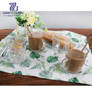 Juego de tazas de café de vidrio <span class=keywords><strong>Bormioli</strong></span> <span class=keywords><strong>Rocco</strong></span> de 15 onzas con asa conveniente, vasos de té para bebidas frías y calientes, tazas de té de vidrio de 340ml - Product Image 5