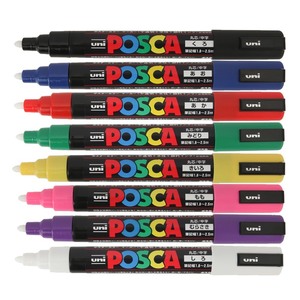 Marqueur de reine d'abeilles <span class=keywords><strong>Posca</strong></span> multicolores vert, rouge, <span class=keywords><strong>noir</strong></span>, jaune, bleu - Product Image 5