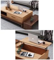 Mécanisme de table pliante à ressort de levage pour table basse, quincaillerie métallique pour meubles, vente en gros d'usine, gain de place, pour chambre et salle à manger