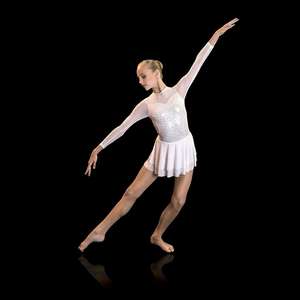 वयस्कों के लिए नए सफेद और टकसाल के लिए नृत्य वेशभूषा - Product Image 3