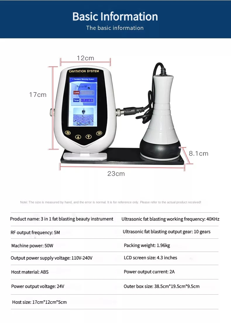 3 in140k rf Vacuum Cavitation System(except cryolipolysis slimming mac