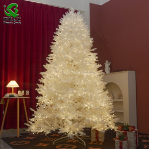 Meistverkaufter Weißer LED-Weihnachtsbaum Farbwechselnde Künstliche Dekoration Verstellbares PE-Material Dekorativer Artikel - Product Image 1