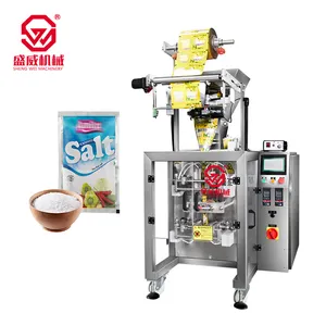 Shengwei Machinery Four Side Sealing Wheat Flour Maize Meal Vertical Coffee Powder Milk Powder Spice Salt Packing Machine