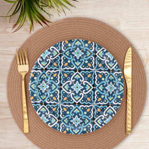 <span class=keywords><strong>Assiette</strong></span> en papier imprimée <span class=keywords><strong>jetable</strong></span> de 7/9 pouces avec impression écologique en gros <span class=keywords><strong>Assiette</strong></span> en papier compostable pour la décoration de fête - Product Image 3
