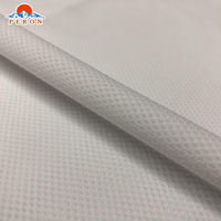 Tissu en polyester 100% uni blanc confortable personnalisé, prêt pour la sublimation, 150 g/m², pour les maillots de sport