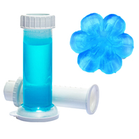 Gel Nettoyant et Désodorisant pour Toilettes et Urinoirs, Fleur Parfumée, Tampon Gel Désodorisant