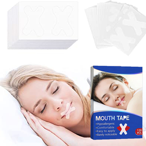 Tiras Nasales Anti Ronquidos Desechables, Cinta Bucal Suave para una Mejor Respiración Nasal, Reduce la Sequedad Bucal y el Dolor de Garganta - Product Image 6