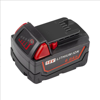 Batterie de remplacement pour outils électriques au lithium-ion 18V pour Milwaukee M18 Fuel 48-11-1860 48-11-1850 48-11-1820 Outils sans fil