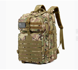 Sacs à dos tactiques de camping et de chasse DFL0324 avec sangles Molle et multiples poches, camouflage noir, vert, kaki, rouge, camouflage numérique - Product Image 5