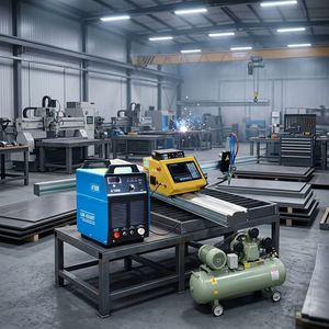 Small-Size CNC Plasma Cutting <b>Machine</b> - 100A Air-Cooled System with 10mm Cutting Capacity - Product Image 1