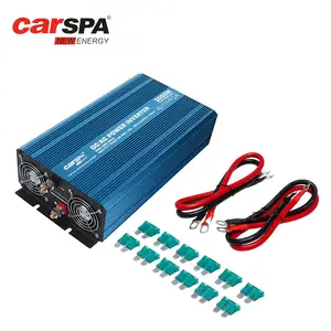 Carspa yüksek kaliteli saf sinüs dalgası 12V 3000W invertör Dc Ac saf sinüs dalgası güneş/araba/Cihaz güç sistemi invertör