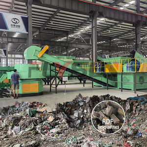 Ligne de tri des déchets municipaux, machine de recyclage des déchets, usine de traitement des déchets RDF, lignes de tri des ordures - Product Image 1