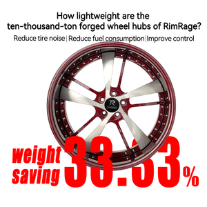 Ruedas Forjadas Rucci <span class=keywords><strong>HUNDO</strong></span> de 2 Piezas de 18-26 Pulgadas 5x112 5x120 5x114.3 para BMW M3 G80 Audi RS5 Sportback Mercedes AMG C63 Lexus IS500 - Product Image 2