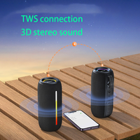 Haut-parleur Bluetooth de qualité supérieure 01 IPX1 étanche, autonomie ultra-longue, lumière RVB colorée, sortie 10-30W, audio bidirectionnel