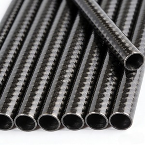 Tube en <span class=keywords><strong>fibre</strong></span> de carbone creux léger, haute stabilité, tuyau durable pour composants structurels industriels - Product Image 3