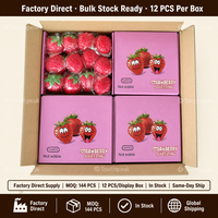 Jouet Squishy Anti-Stress Southpeak - Fidget Toy Squishy Factory - Fraise à Remontée Lente - Cadeau Anti-Stress 10cm