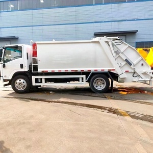 Camion compacteur de déchets ISUZU ELF 7 CBM, petit camion de compression des ordures, camion de collecte des déchets - Product Image 5