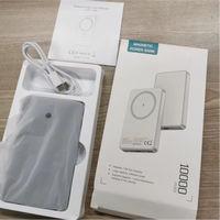 Batteries externes magnétiques sans fil 10000 mAh à succès – Charge rapide portable avec entrée/sortie Type-C pour iPhone 16/15 – Idéales pour étudiants et usage domestique