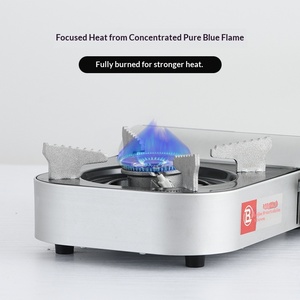 Fornello a <span class=keywords><strong>Gas</strong></span> Butano Portatile Beile con Dispositivo di Accensione - Per Uso Esterno e in Auto, Ideale per Hot Pot, Barbecue e Cucina Domestica - Product Image 3