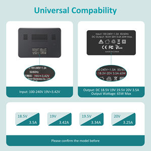 Chargeur rapide 65W avec prise EU, type 2025 NOUVEAU GaN 65W/67W Type-C + câble intégré, chargeur rapide pour les loisirs créatifs et les ordinateurs portables - Product Image 3