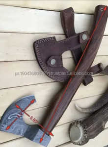 MS-Usine Axes en acier damas de haute qualité, usage polyvalent, manche en bois de couleur différente, design le plus populaire, logo OEM personnalisé - Product Image 4