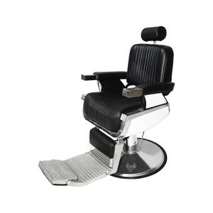Chaise de barbier minimaliste, réglable en hauteur, élégante, pour salon de coiffure professionnel - Product Image 5
