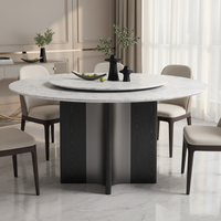 Table à manger de luxe de haute qualité, moderne, en acier inoxydable blanc, plateau en marbre naturel, structure métallique durable, 6 places, meubles pour la maison