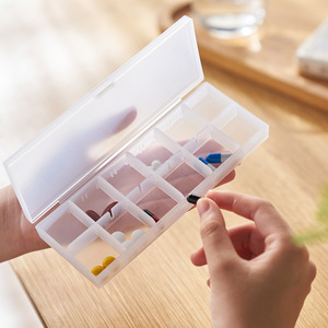 Travel Jewelry Organizer <b>Box</b> Transparent White 1L With Compartments For <b>Earrings</b> Studs Rings Necklaces Nail Art Accessories - Product Image 1