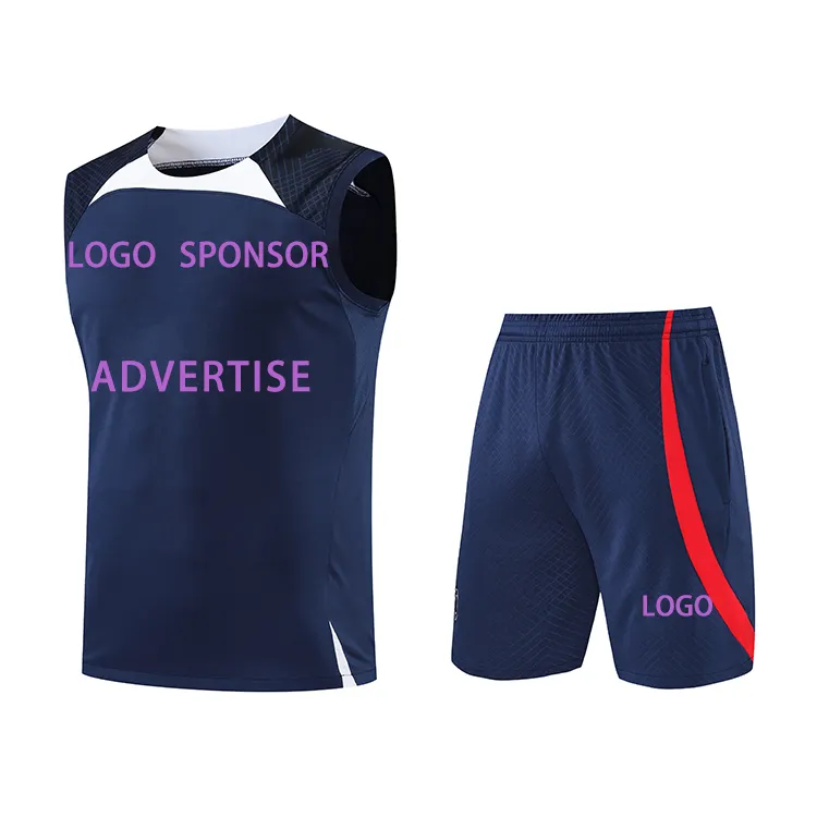 Uniformes de football de l'équipe Cool Youth Wear maillots de football impression par sublimation client gilet de football personnalisé