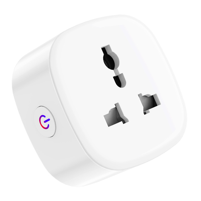 OEM 20A/16A Smart WiFi Plug EU Bar Design Tuya Socket with Timing Function TFT Display FCC Certified