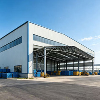 Bâtiment d'entrepôt industriel en acier, atelier, structure préfabriquée, ingénierie structurelle