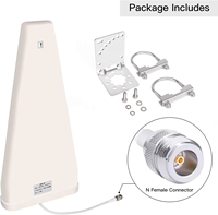 Antenne Yagi verticale log-périodique à gain élevé 10dBi directionnelle extérieure pour amplificateur de signal cellulaire GSM 2G 3G 4G LTE 5G