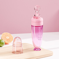 Cuillère d'alimentation à presser pour bébé avec ventouse, nouveau dispositif d'alimentation en silicone pour bébé, cuillère pour purée de riz, supplément de jus