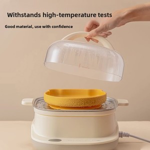 Ensemble de bols et assiettes en silicone de qualité alimentaire antidérapants et <span class=keywords><strong>anti</strong></span>-<span class=keywords><strong>chute</strong></span> en forme d'ours pour bébé - Product Image 4