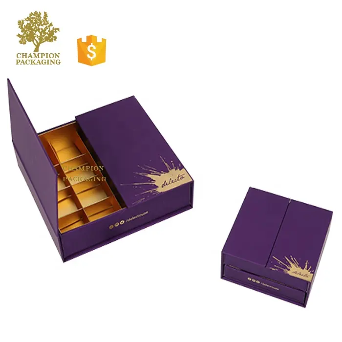 Custom Logo Hot Sale Big Maamoul Sweets Grill Box Baklava Packaging Boxes With Dividers