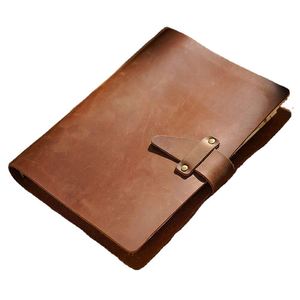 Wholesale Travel <b>Notebook</b> Cowhide Leather <b>Diary</b> Vintage <b>Notebook</b> Creative Record - Product Image 2