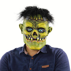 Máscara de Látex de Halloween con Cara de Fuego, Capucha de Monstruo de Cadáver, Máscara de Terror con Cara Podrida de Zombi, Venta al por Mayor - Product Image 3