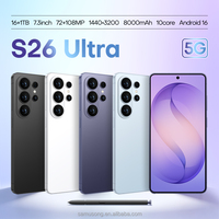 Smartphone 5G 15 Version Globale 16 Go 1 To S26 Ultra S26ultra Téléphone Satellite Mobile Android