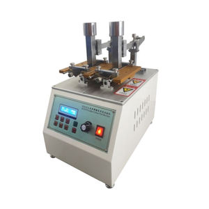 EN 344 ISO 11640 Leather Rubbing Fastness Tester Leather Friction Durability Testing <b>Machine</b> Abrasion Resistance Test Instrument - Product Image 1
