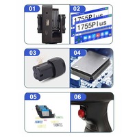 Impresora de Inyección de Tinta Portátil TIJ de 600DPI, 12.7mm, Cartucho HP, Ultraligera (0.5kg), con Batería, Codificador de Fechas y Códigos de Barras para Cartones, Cables y Tuberías