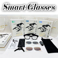 Lunettes intelligentes avec contrôle par application, lentille noire, lunettes intelligentes avec écran, lunettes intelligentes avec caméra et traduction 2026