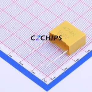 ตัวเก็บประจุฟิล์มโพลีโพรพิลีน (CBB) แบบมีรูทะลุ (THT) รุ่น SMPC_474K0160DB1515, ระยะขา P=15 มม. ความจุ 470nF 10% 160V - Product Image 1