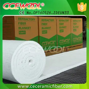 CCEWOOL rollos de manta de fibra cerámica de aislamiento industrial