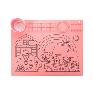 สินค้าใหม่ 2024 ซิลิโคนวาด<span class=keywords><strong>ภาพ</strong></span> Art Mat หัตถกรรมสีทําความสะอาดง่ายซิลิโคนหัตถกรรม Mat ถ้วย<span class=keywords><strong>ภาพ</strong></span>วาด Art Mat - Product Image 1