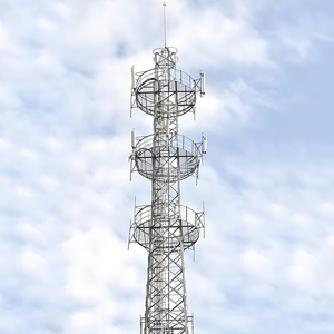 Torre de Comunicación de Acero de 4 Patas con Antena de Radio de 90 Metros, Autoportante, con Estructura de Celosía para Radiodifusión - Product Image 1