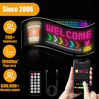 Neue Hochwertige PU + FUBC Autoscheinwerfer-Abdeckung mit RGB LED Matrix Panel Licht Universell Passend als Ersatz für Autoscheinwerfer
